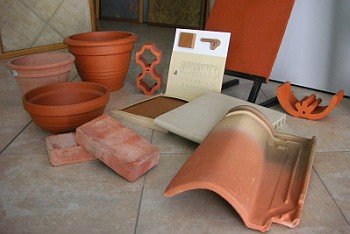 L'argile en céramique extruder la fabrication de briques de boue